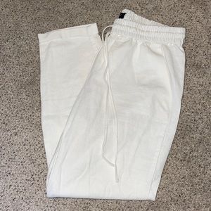 J Crew Linen Joggers.